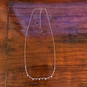 Sterling silver and cubic zirconia necklace 🔥